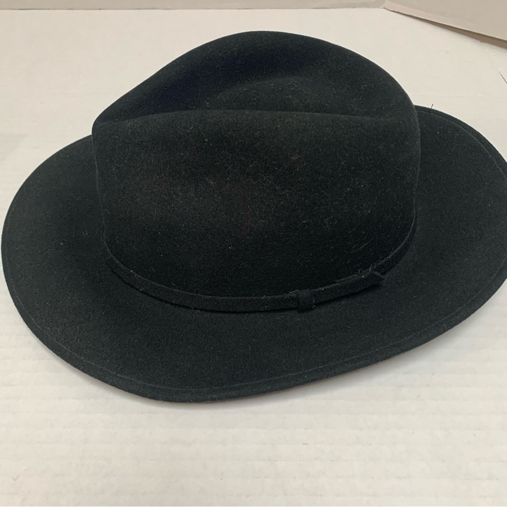 Vintage Borsalino Grand Prix Paris 1900 Black Men’s 7.5 Hat - Picture 5 of 7